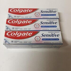 Colgate Sensitive Toothpaste, Complete Protection, Mint - 6 Ounce (Pack of 3)